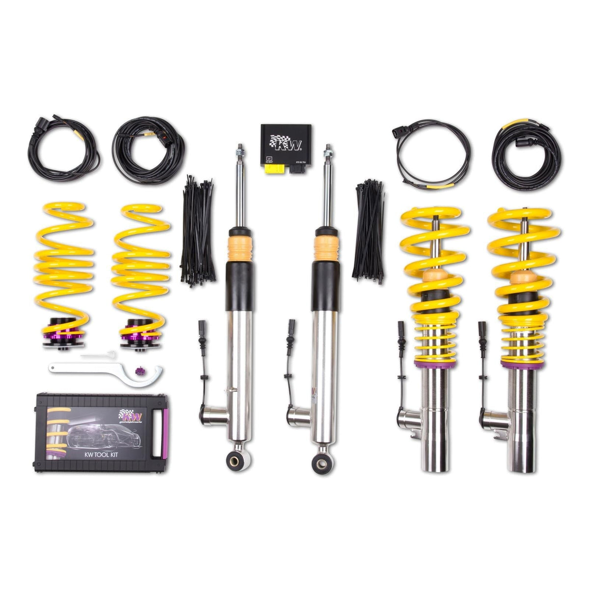 KW DDC-ECU Gewindefahrwerk INOX passend für Golf VI Ø55mm