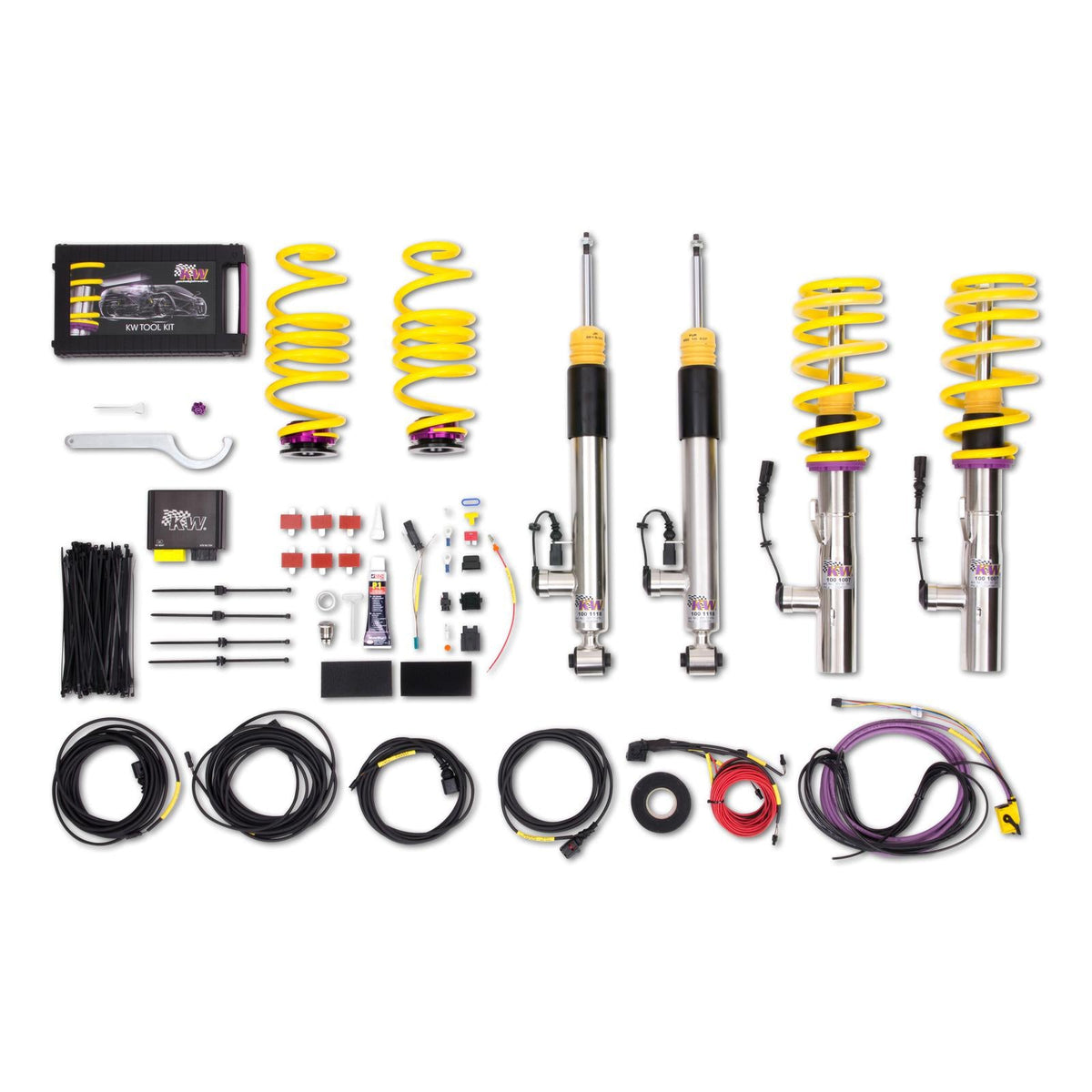 KW Gewindefahrwerk DDC-ECU INOX 35-65mm (55mm Klemmung)