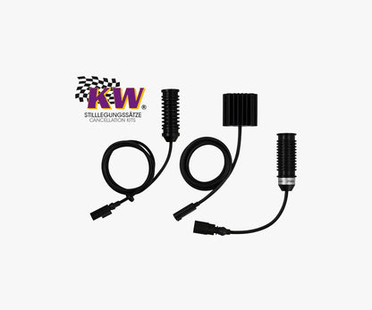 gepfeffert.com Gewindefahrwerk V3 passend für Golf VIII Ø 55mm (tiefe Ausführung mit Sturzdomlager)