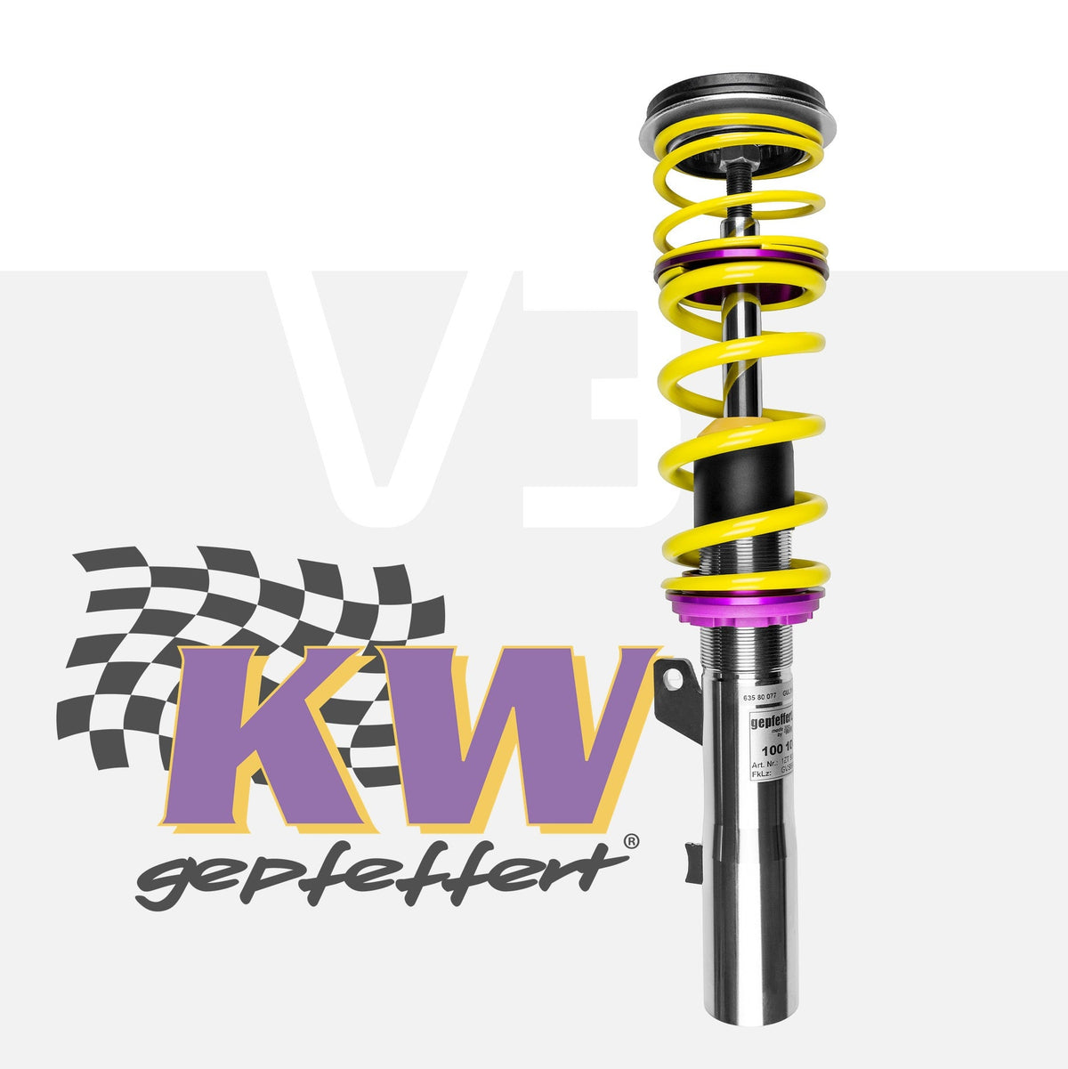 gepfeffert.com Gewindefahrwerk V3+ Ø 55mm (tiefe Ausführung ohne Sturzdomlager)