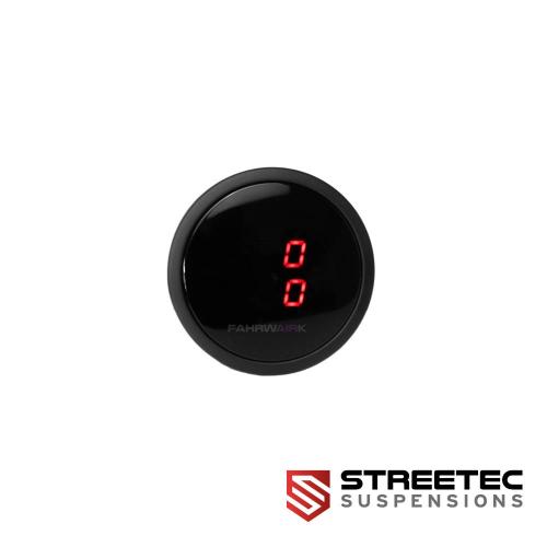 STREETEC - Digitale Druckanzeige rot