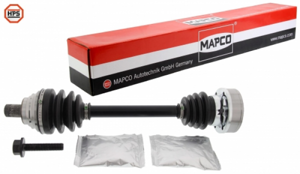 MAPCO Dünne kurze Antriebswelle Gelenkwelle links für VW Golf 5 / 6 1.6 1.9 TDI