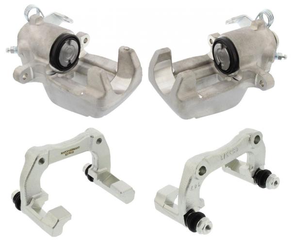 Satz Bremssattel + Sattelhalter, HA, VW Golf 4 R32, Audi, Ø 256 mm, 4 Motion